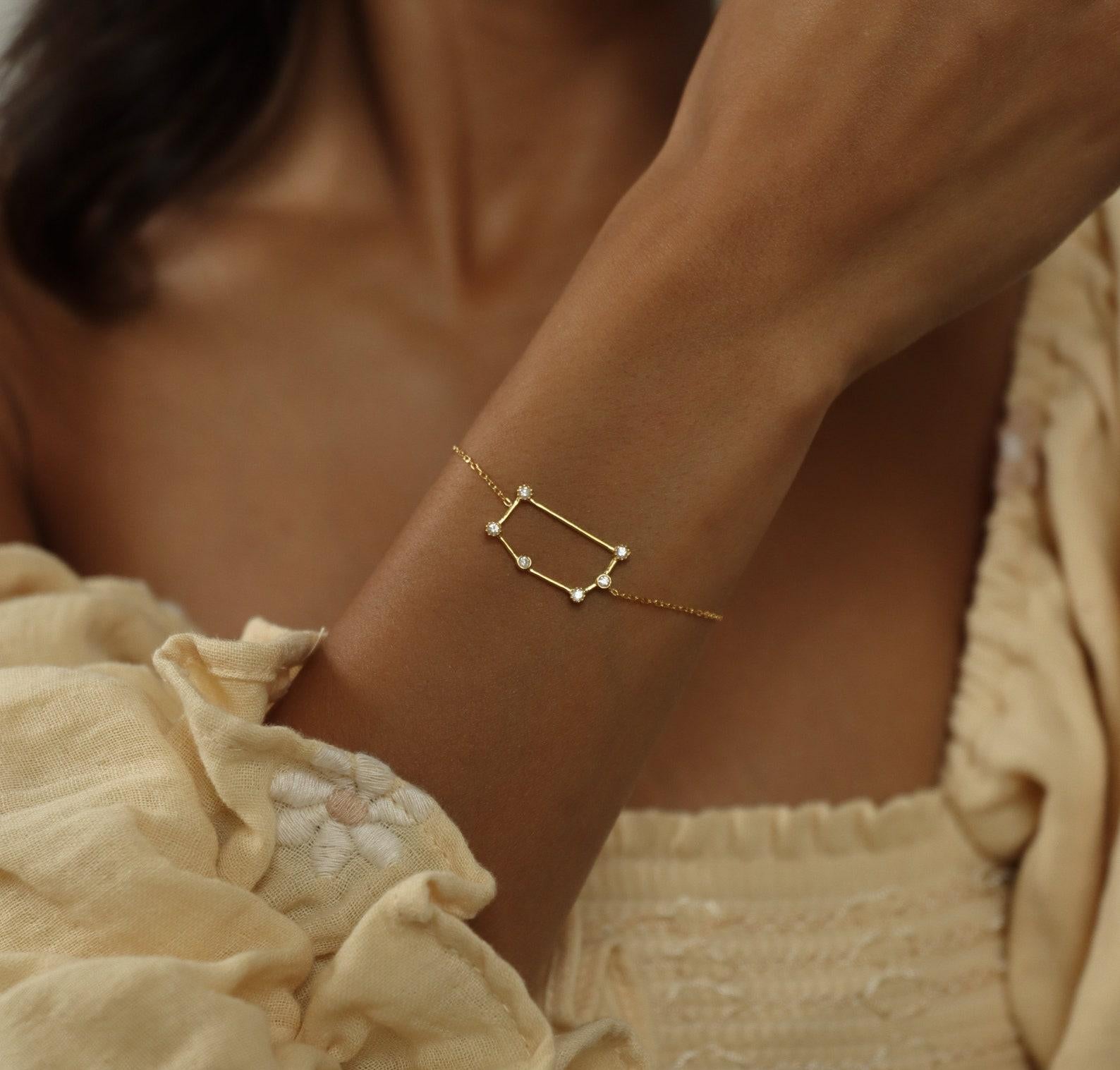 Personalized Zodiac Constellation Bracelet