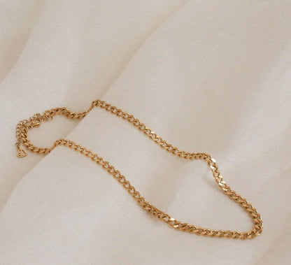 Thick Gold Cuban Chunky Necklace