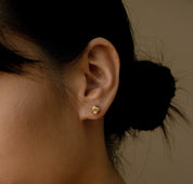 Dainty Gold and Silver Love Knot Earrings