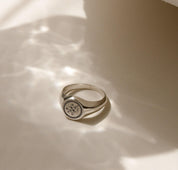 Celestial Signet Ring for Travel Lovers