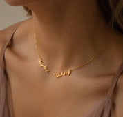 Personalized Name Necklace in Modern Font