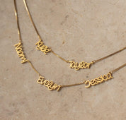 Custom Dainty Chain Name Necklace