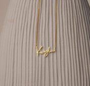 Minimalist Curb Chain Name Necklace