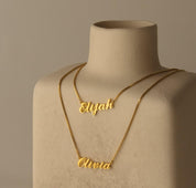 Custom Two Layer Name Necklace