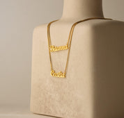 Custom Two Layer Name Necklace