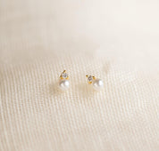 Personalized Birthstone Stud Earrings for Her