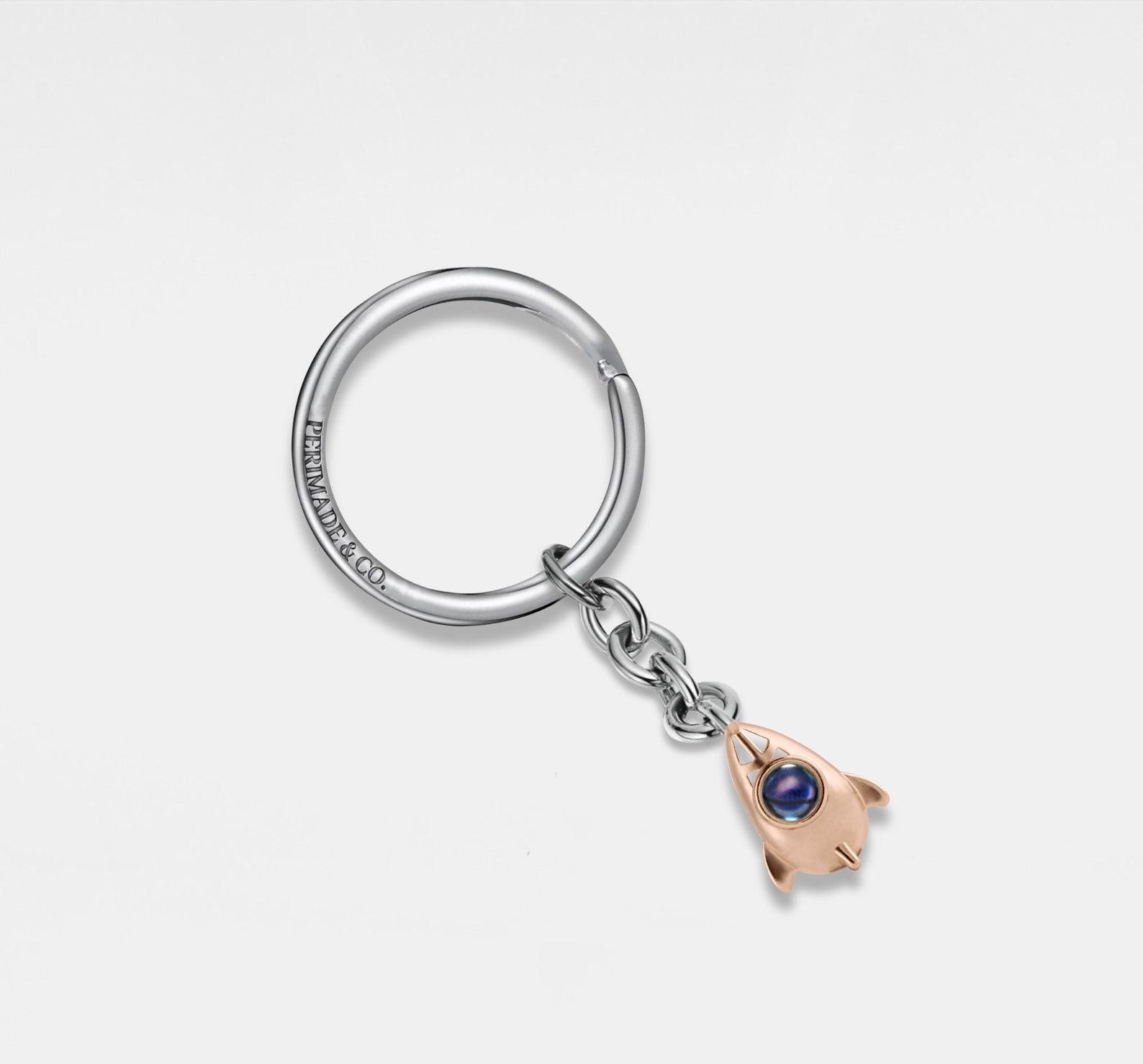 Custom Spaceship Projection Keychain