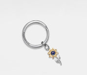 Custom Sunflower Projection Keychain