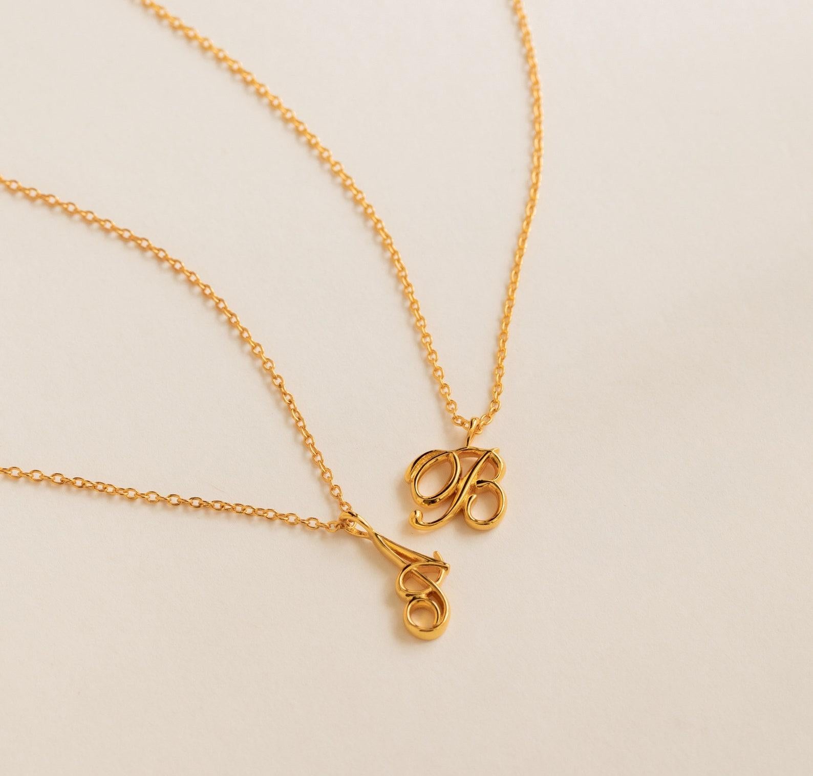 Dainty Personalized Initial Necklace for Her