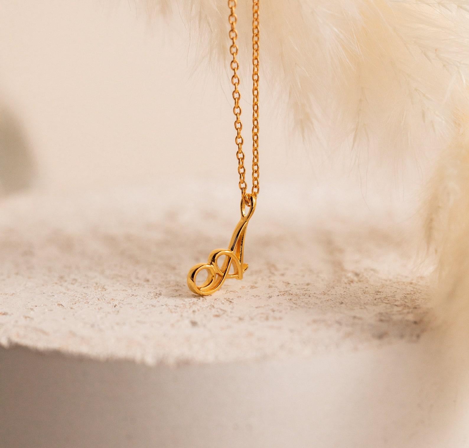 Dainty Initial Necklace for Everyday Wear