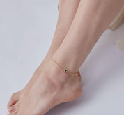 Personalized Photo Projection Anklet Minimalist Design