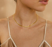 Thick Snake Chain Necklace for Everyday Wear