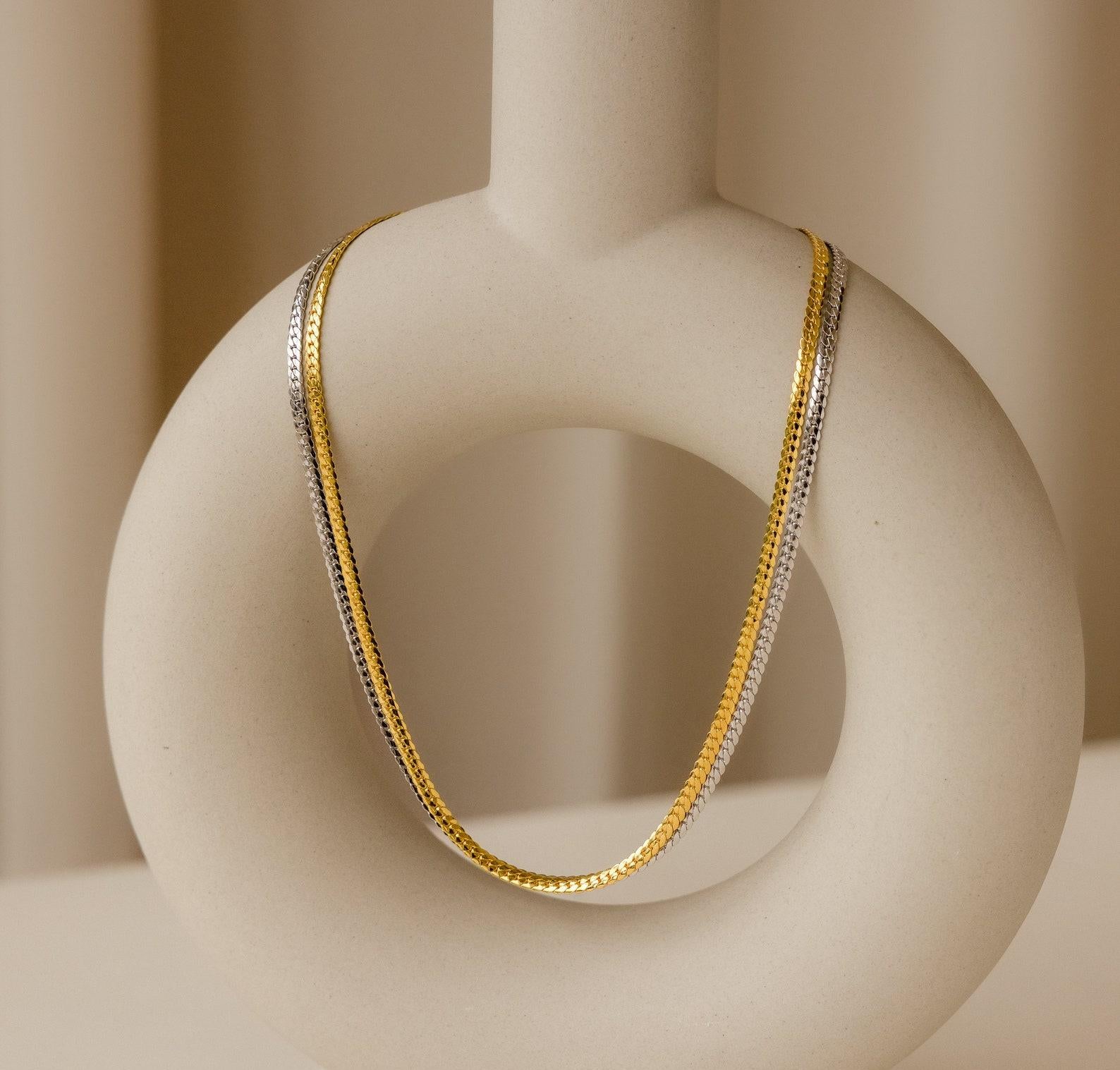 Thick Snake Chain Necklace for Everyday Wear