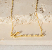 Personalized Off-Center Name Necklace