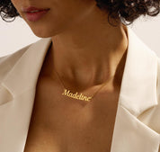 Personalized 18K Gold Name Necklace