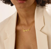 Personalized 18K Gold Name Necklace