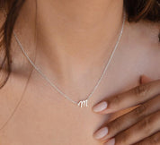 Gold Initial Necklace for Everyday Wear