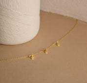 Custom Gold Angel Number Necklace