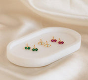 Dainty Birthstone Cartilage Stud Earrings