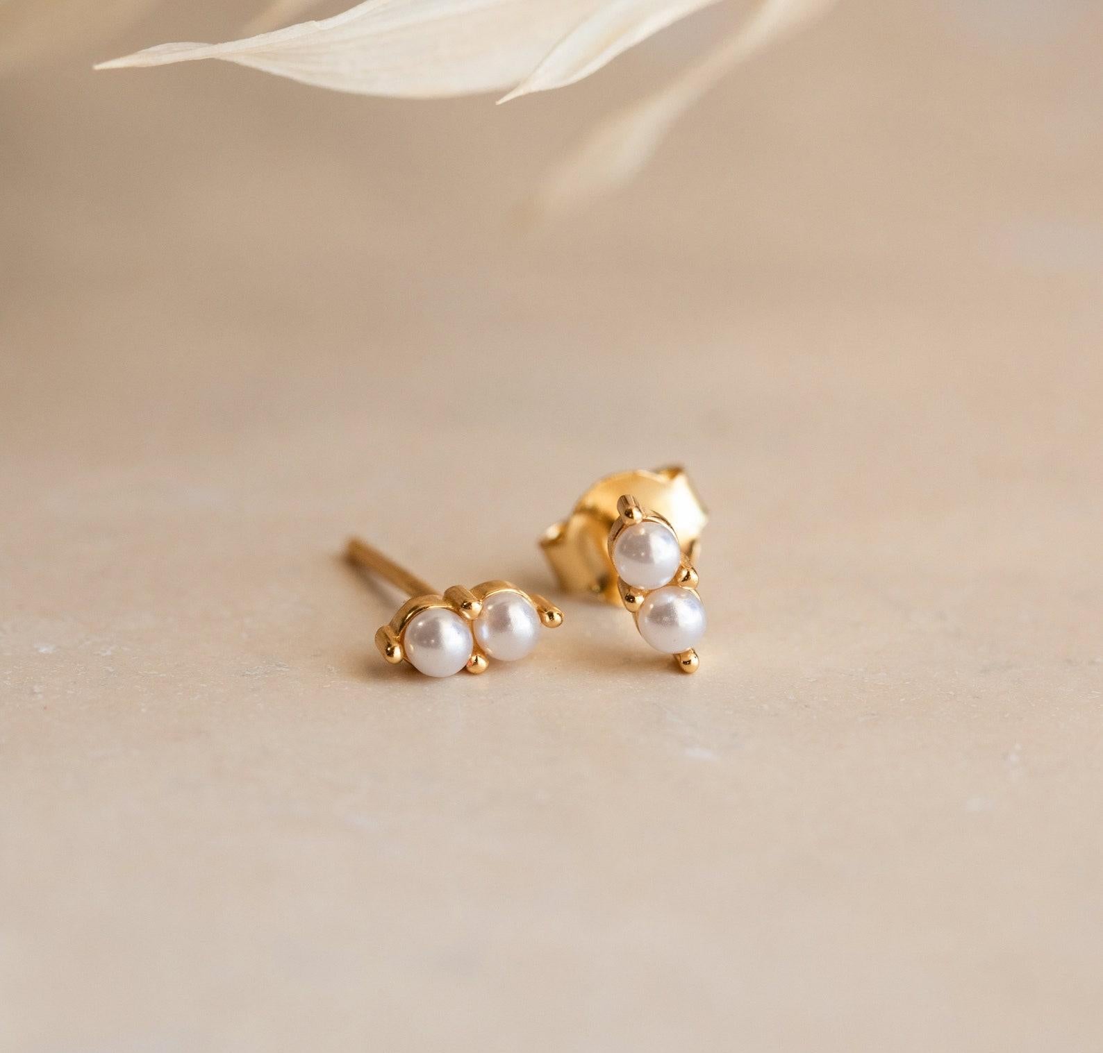 Dainty Birthstone Cartilage Stud Earrings