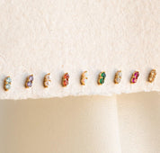 Dainty Birthstone Cartilage Stud Earrings