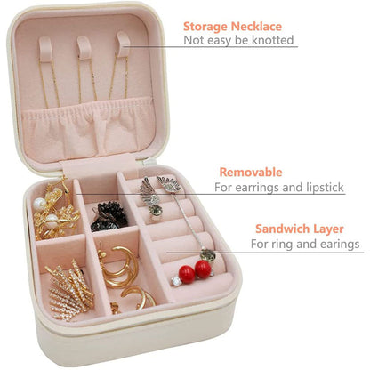 Travel Jewelry Organizer Case