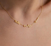 Personalized Dainty Name Necklace for Moms