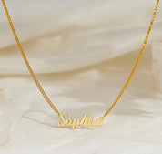 Personalized Gold Plated Name Necklace