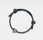 Personalized Leather Heart Photo Bracelet