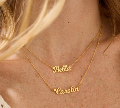 Personalized Gold Layered Name Necklace