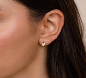 Dainty Butterfly Huggie Hoop Earrings