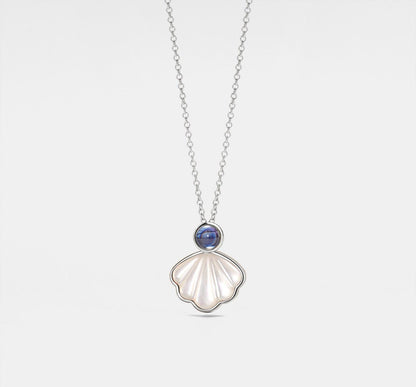 Personalized Seashell Projection Necklace