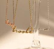 Custom Dainty Name Necklace for Bridesmaids