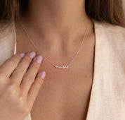 Delicate Personalized Name Necklace for Moms