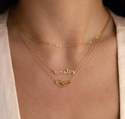 Delicate Personalized Name Necklace for Moms