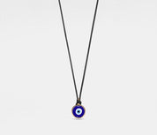 Turkish Evil Eye Necklace in Sterling Silver