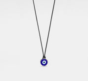 Turkish Evil Eye Necklace in Sterling Silver