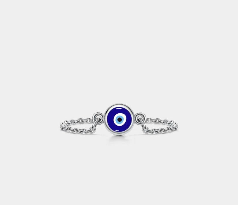 Turkish Blue Eye Stacking Ring