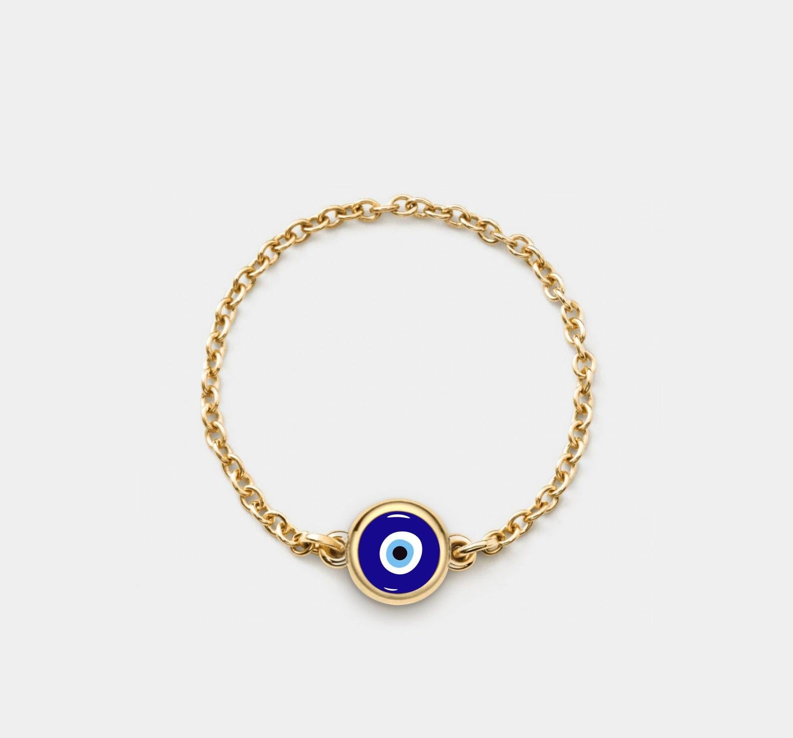 Turkish Blue Eye Stacking Ring