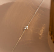 Personalized Silver Initial Necklace for Mom