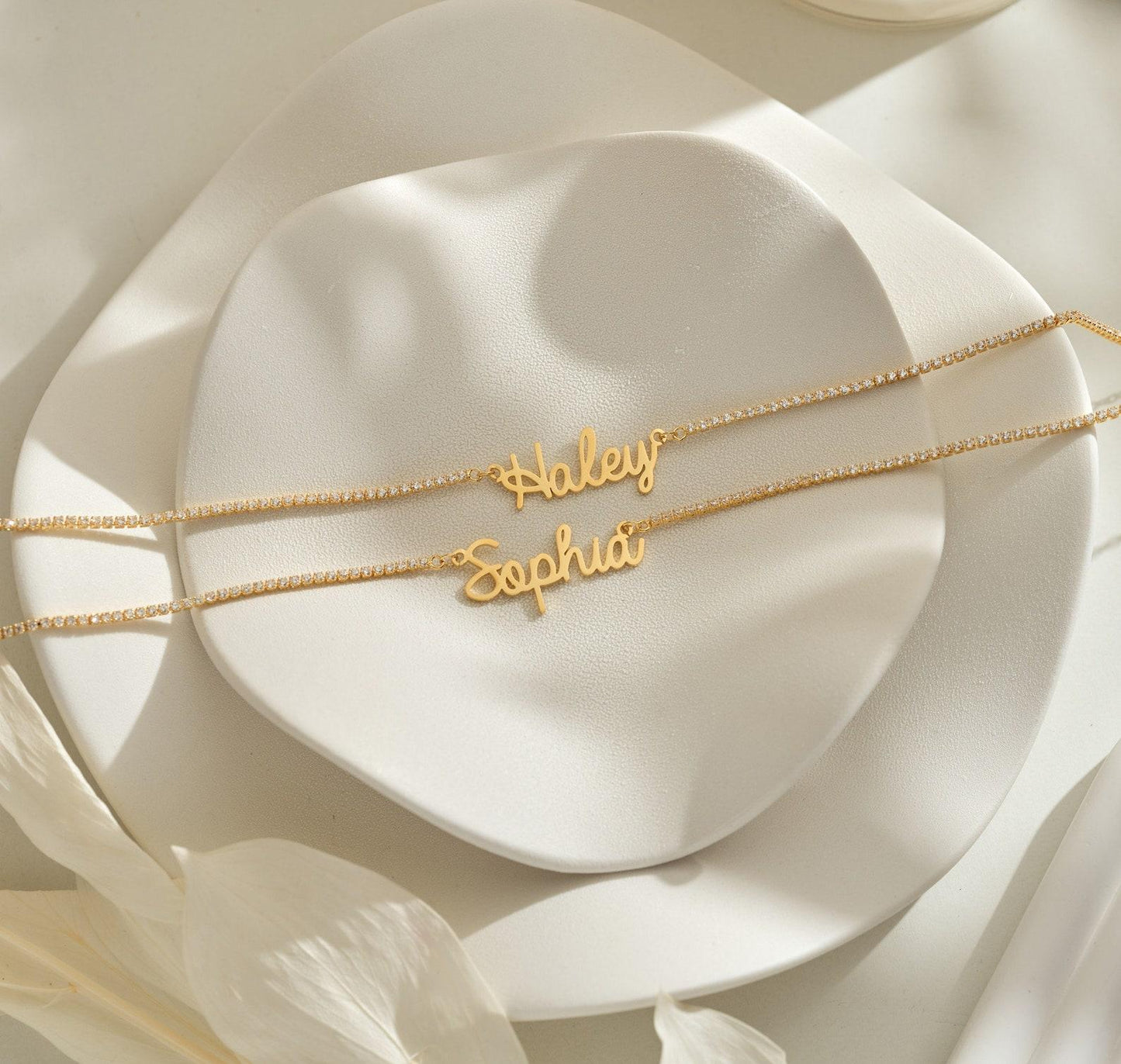 Personalized Diamond Name Necklace