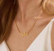 Personalized Diamond Name Necklace Gift