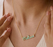 Personalized Colorful Name Necklace for Kids