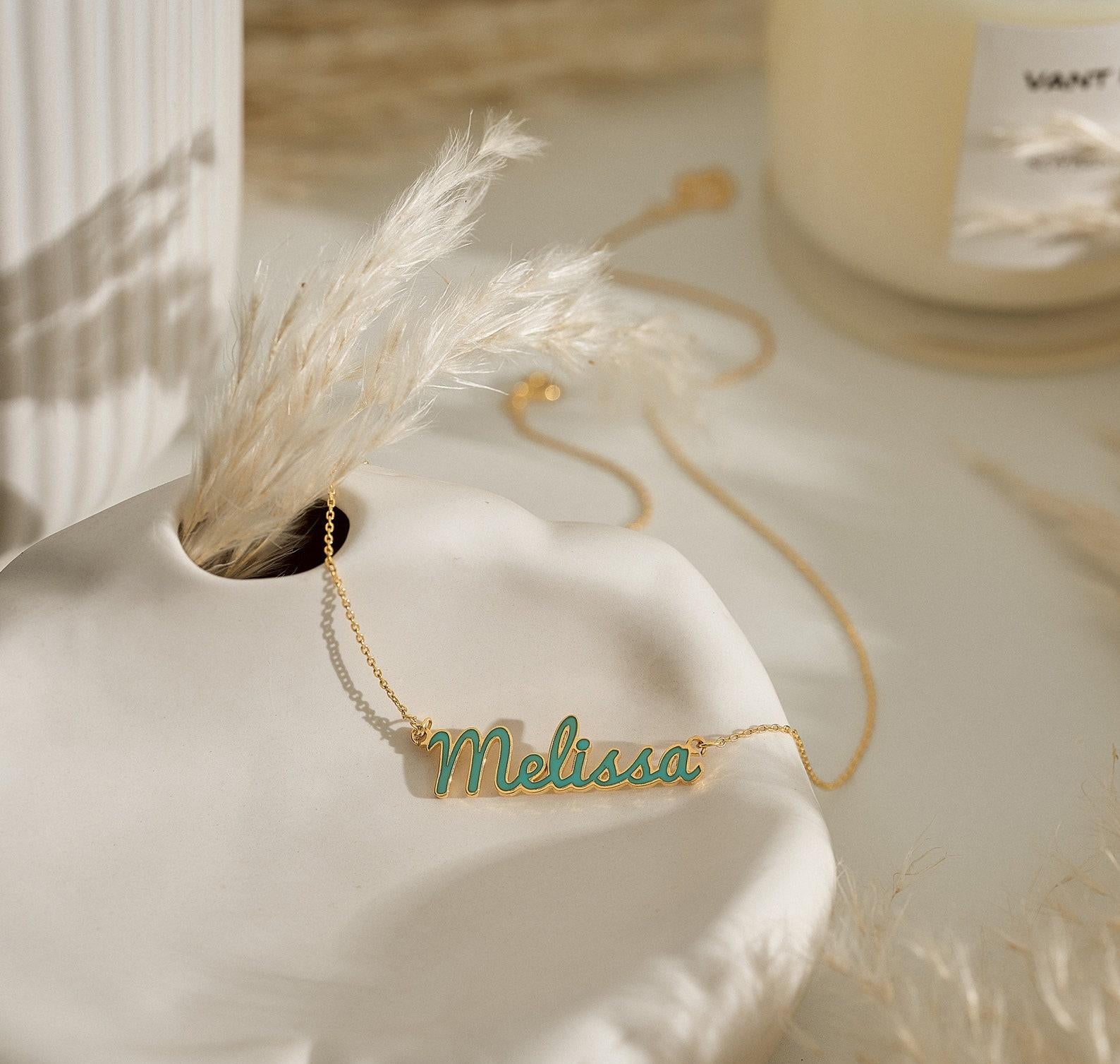 Personalized Colorful Name Necklace for Kids