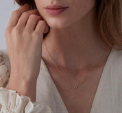 Dainty Gold Angel Number Necklace