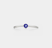 Gold Evil Eye Ocean Wave Ring