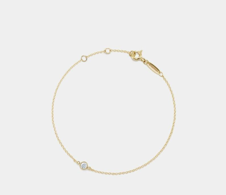 Gold Birthstone Charm Bracelet for Friends