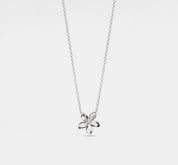 Dainty Flower Charm Gold Necklace