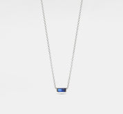 Custom Birthstone Layering Necklace in Sterling Silver