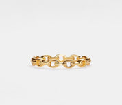 Dainty Gold Chain Link Ring